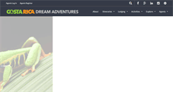 Desktop Screenshot of costaricadreamadventures.com