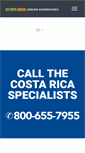 Mobile Screenshot of costaricadreamadventures.com