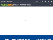 Tablet Screenshot of costaricadreamadventures.com